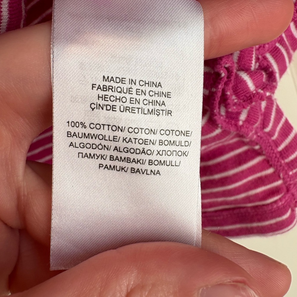 Lauren Ralph Lauren Pink Striped Tee View 6